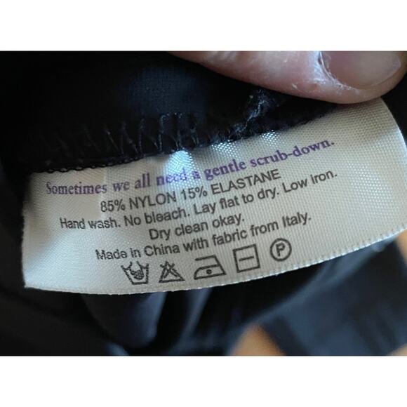 MM Lafleur THE SHAW pant pants black thick scuba material women's size 10 - Picture 6 of 9